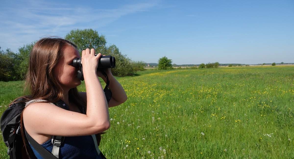 Ronja Schlosser beim Birden in Burgbernheim