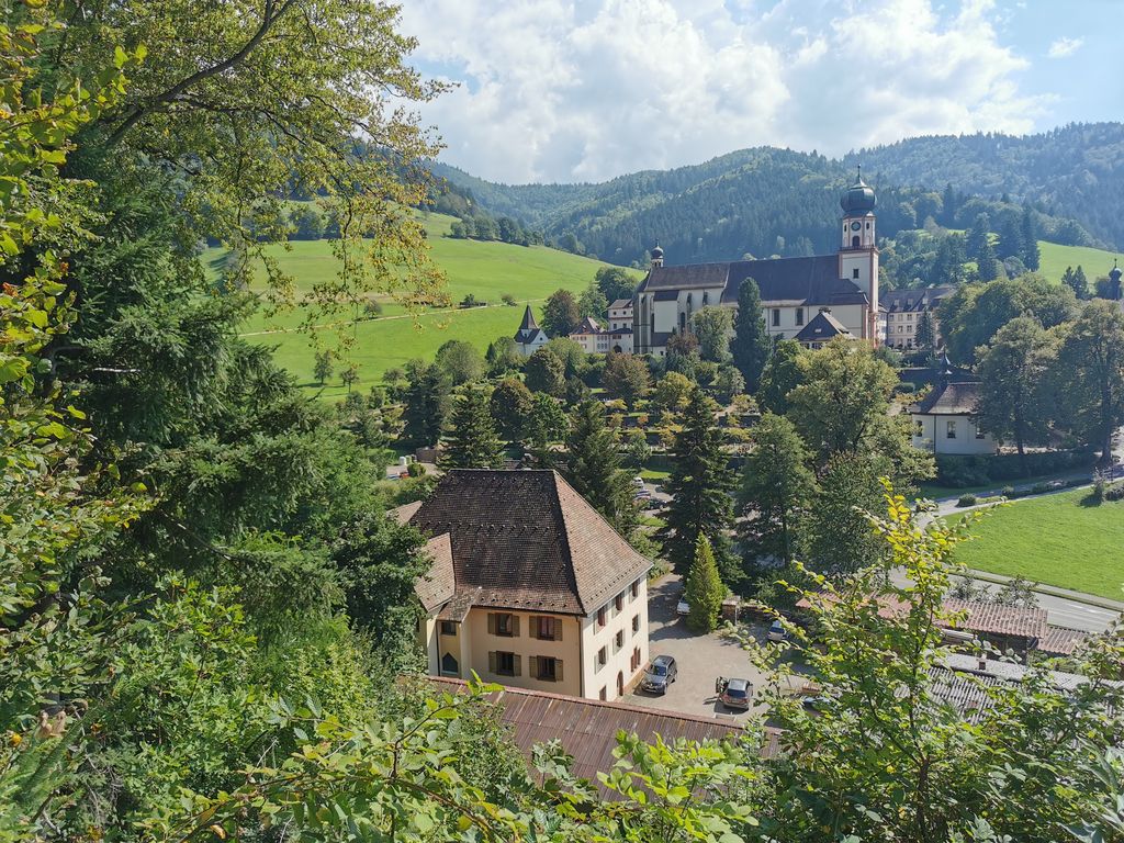 Blick auf das Hotel Klostermuehle