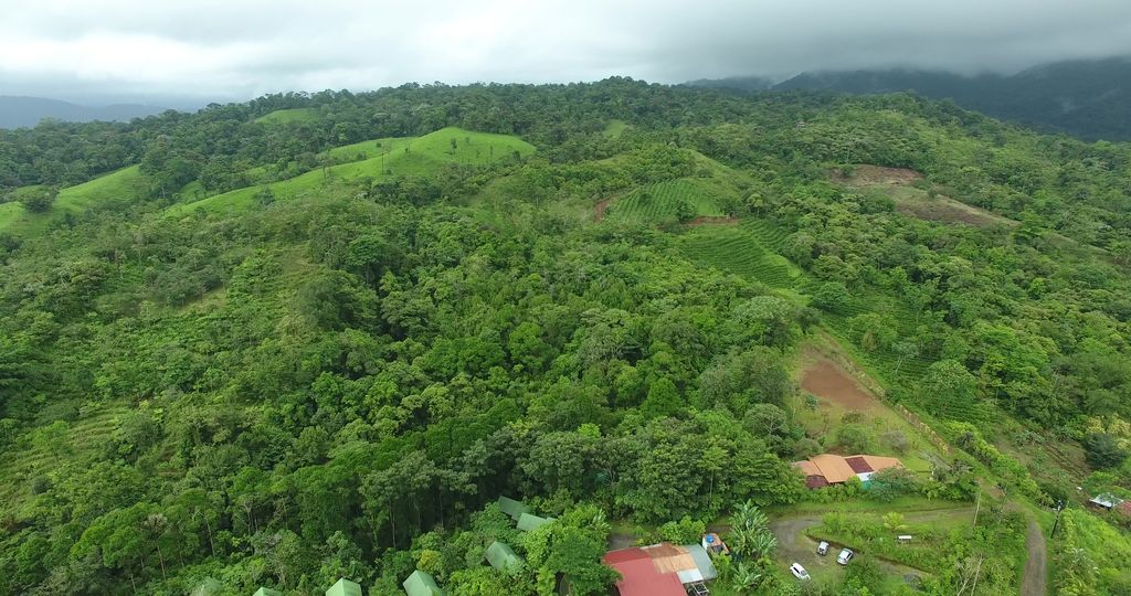 Rainforestlodge von oben Costa Rica Rainer Stoll